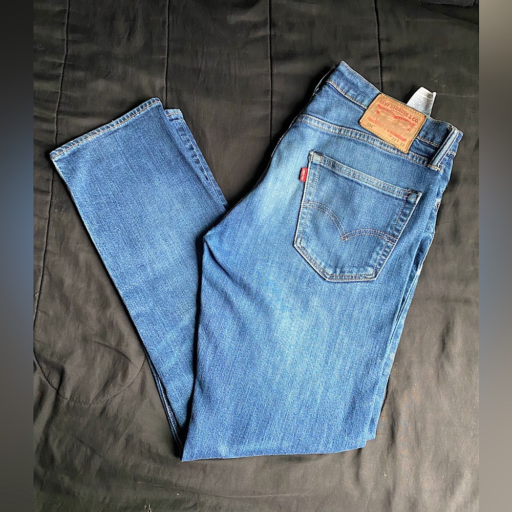 Levis 504 32 32 blue